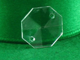 Kryształki Akrylowe Fasetowane Octagon 18mm
