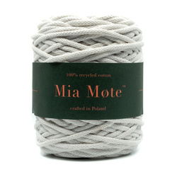 Mia Mote™ Lush Line Sznurek bawełniany 5mm chalk