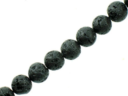 Kamień Jubilerski Lawa Wulkaniczna Kula 6mm