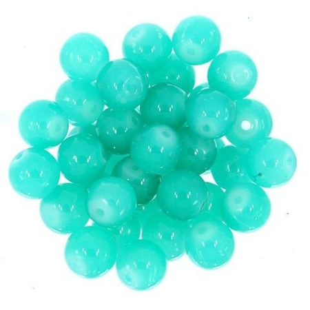 Koraliki Szklane Jadeitowe Jade 10mm