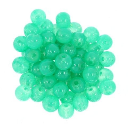 Koraliki Szklane Jadeitowe Jade 6mm