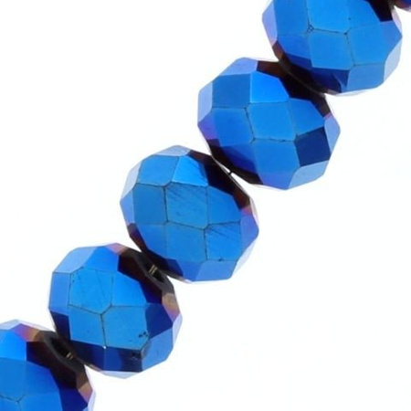 Kryształki Szklane Szlifowane Fasetowane Rondelle Platerowany 10x8mm