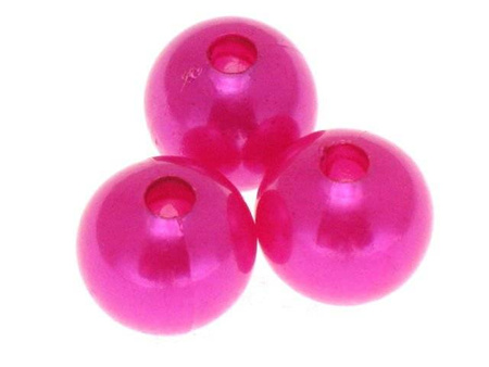 Perły Akrylowe brązowy 6mm