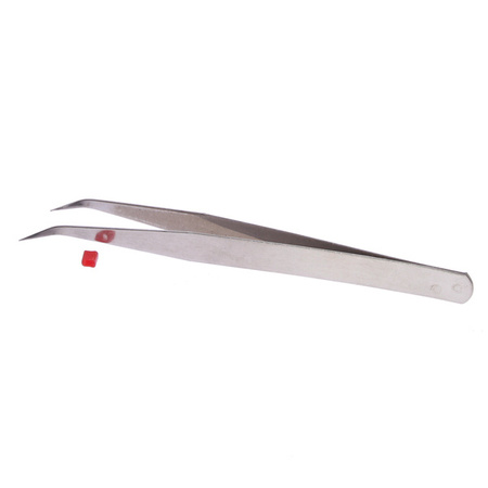 Pęseta Pinceta Wygięta do Prac Jubilerskich 133x9mm