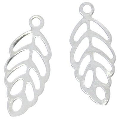 Zawieszka Stal Chirurgiczna Liść 13x5mm