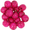 Koraliki Drewniane Naturalne Malowane Kula 16mm