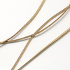 Rzemień Skórzany Zamszowy Brokatowy 2.7x1.4mm