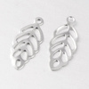 Zawieszka Stal Chirurgiczna Liść 13x5mm