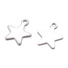 Zawieszka Stal Chirurgiczna gwiazdka 10x8mm